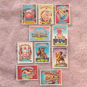 1986 Vintage Garbage Pail Kids Trading Cards Set